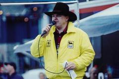 Tobermory's line dancing President - Paul Tattersall at the Saturday Afternoon Restart