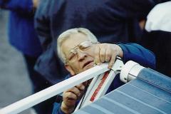 John'll Fix It - John Crossthwaite setting up his magic Philips Car Systems bus