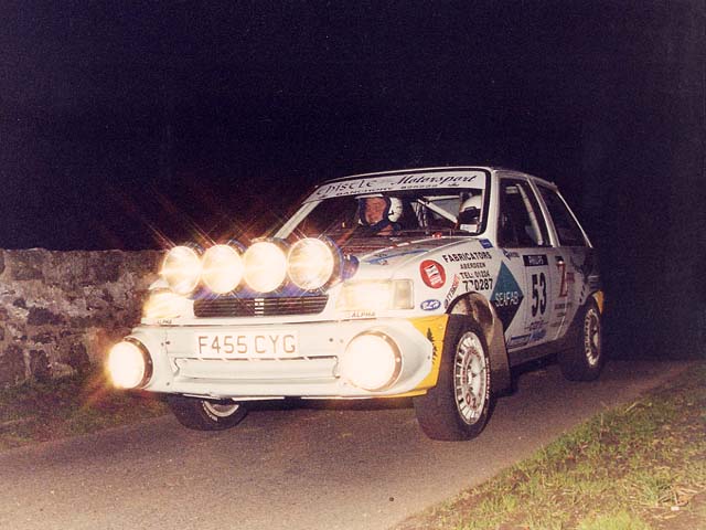 Car:53 George McDonald & Graham Shiel, Nova GSi