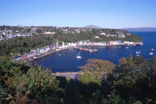 Tobermory Seafront, from the air