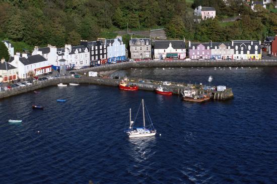 Tobermory Seafront, from the air