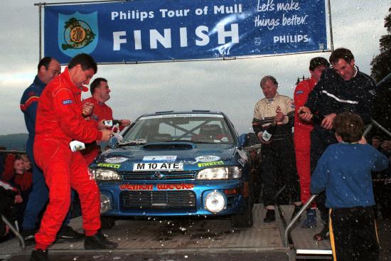 Champagne at the Finish