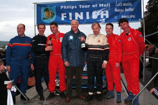 The Winners at the finish line