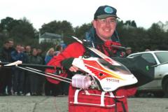 Iain Erskine and his chopper