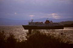 Sunrise over the Isle of Mull ferry