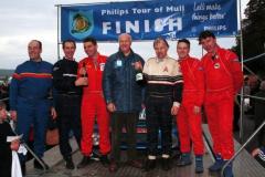 The Winners at the finish line