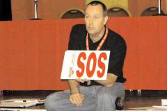 "OK = over krest, SOS = slide off sideways!"
