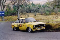 Car:2 James McGillivary Practising on Mull, Ford Escort MkII