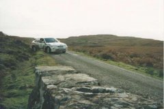 "I think we're going to hit that bridge Tony!" - Car 15 retired at the flying finish of Stage 10 (Ensay) lying 8th overall